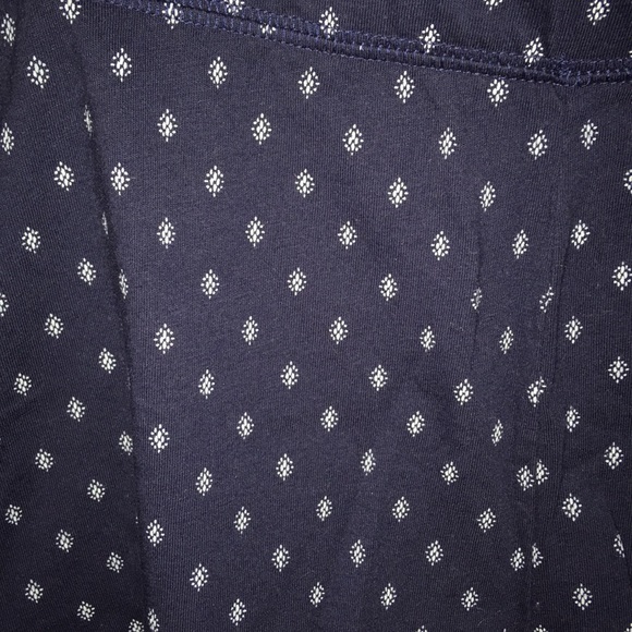 blue and white sleep shorts - Picture 3 of 3